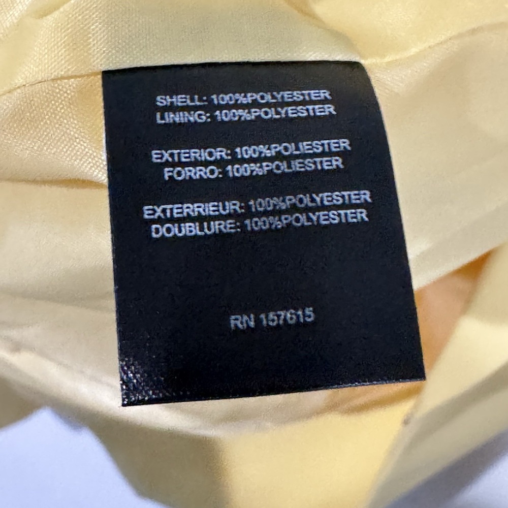 Tahari Blazer Womens 16 Yellow Double Breasted Career Jacket Tailored Old Money - Picture 5 of 11